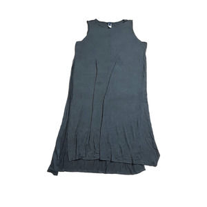 Wear Ever Collection Sleeveless Jersey Midi Dress Gray (Size: Large)